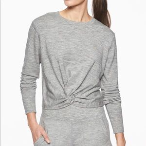 Athleta Twist Front Sweatshirt